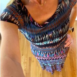 Maxi chevron dress by Weston brand.